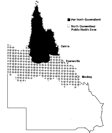 Figure 1. Map of North Queensland